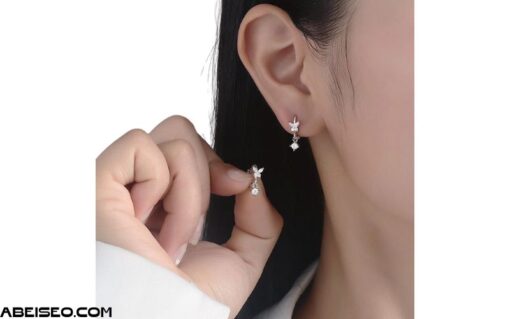 Bông Tai Nữ Bướm Zircon Thời Trang Mùa Hè